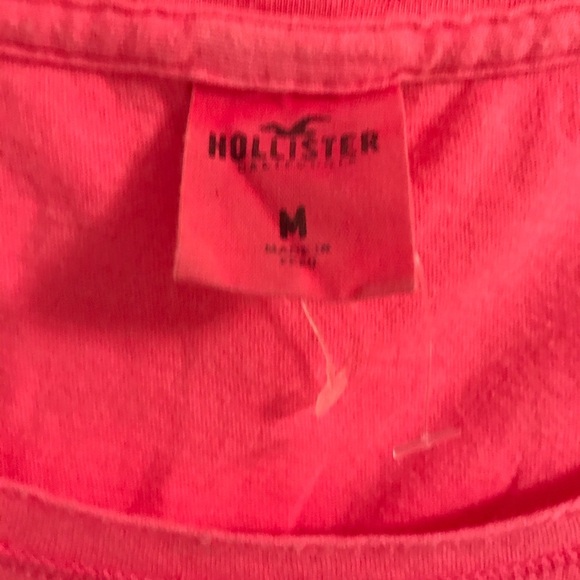 Hollister pink women’s tee shirt M new without tag - Picture 4 of 5